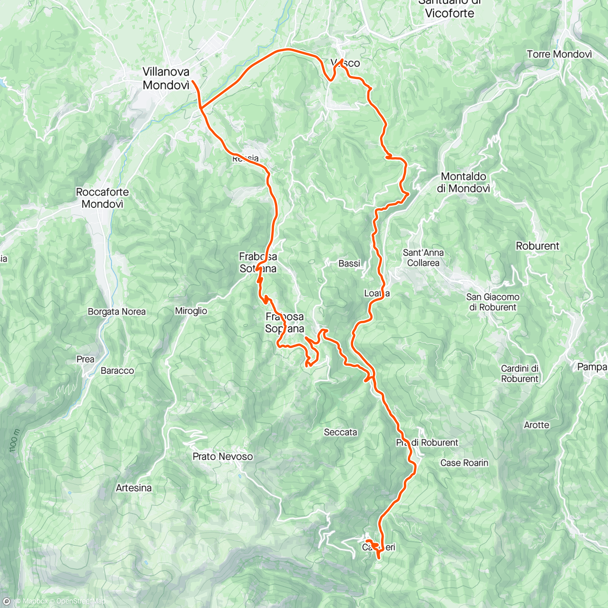 Map of the activity, Giretto pasqualino