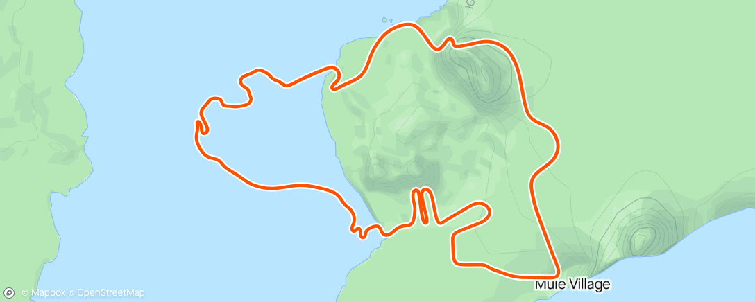 Mapa da atividade, Zwift - Pacer Group Ride: Volcano Flat in Watopia with Miguel