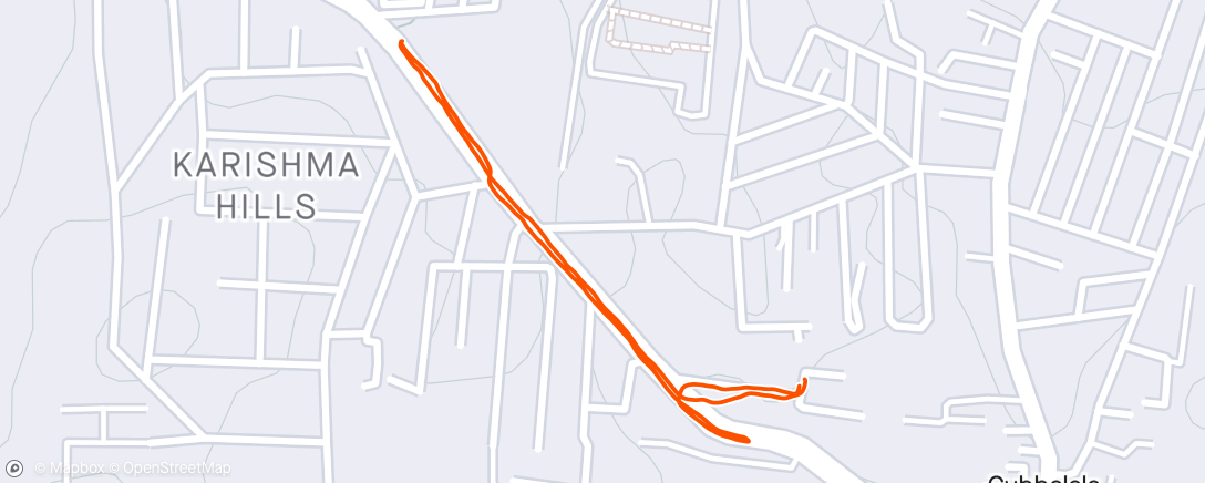 Map of the activity, Morning Walk 29 Mar 2024
