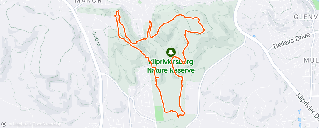 Map of the activity, Klippies