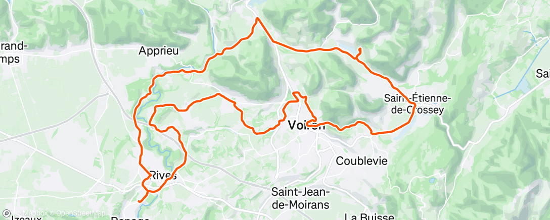Map of the activity, Duo sous le soleil et sous le vent avec Eric 👌