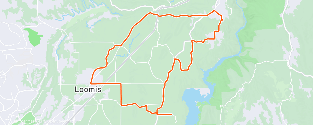 Carte de l'activité Active Recovery 30'-1.5 hr (V.2) - Longer