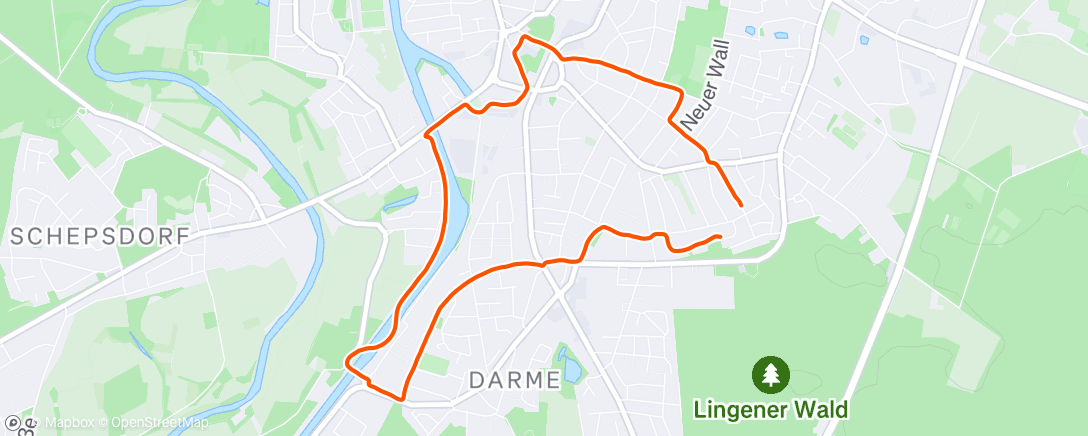 Map of the activity, Weihnachtsläufchen 🏃‍♀️