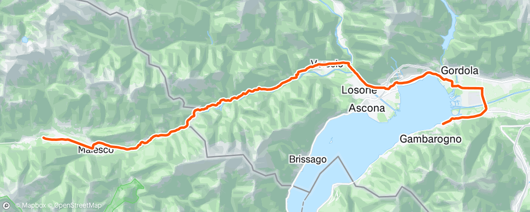 Map of the activity, Morning Ride