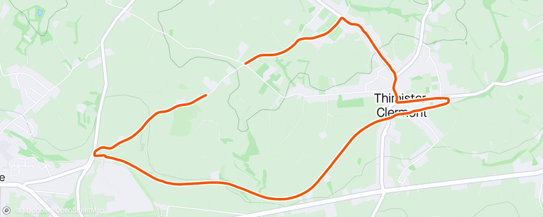 Mapa da atividade, Sortie vélo avec la tribu 🚴🏻‍♂️🚴🏻👶🏼💛