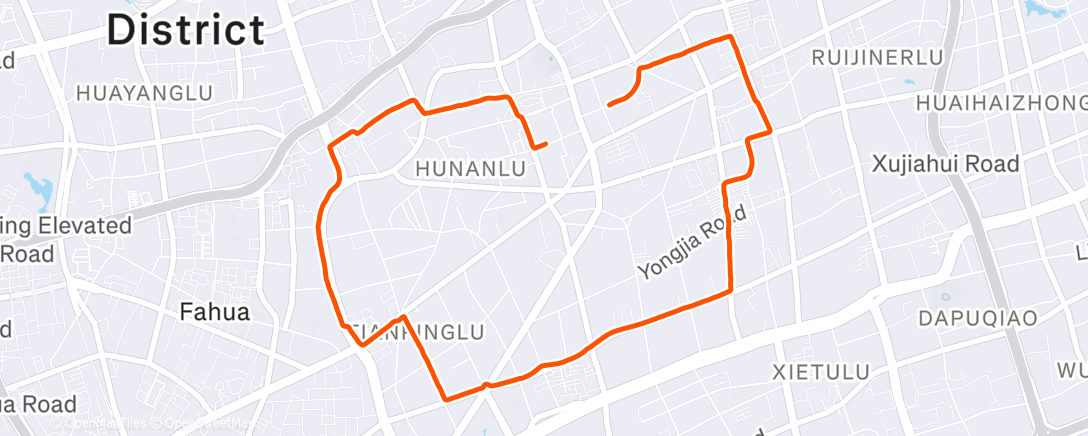 Map of the activity, Tour of 3 Houses