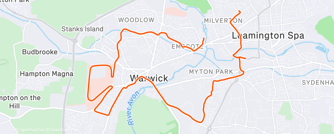 Карта физической активности (Morning Run)