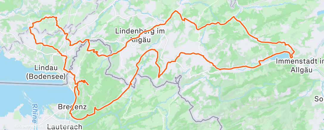 Mapa de la actividad (Morning Ride)