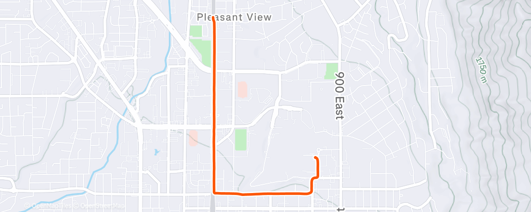 Map of the activity, Afternoon Ride
