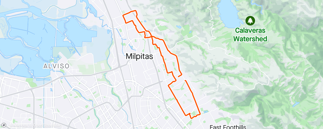 Map of the activity, Such a nice day to ride!