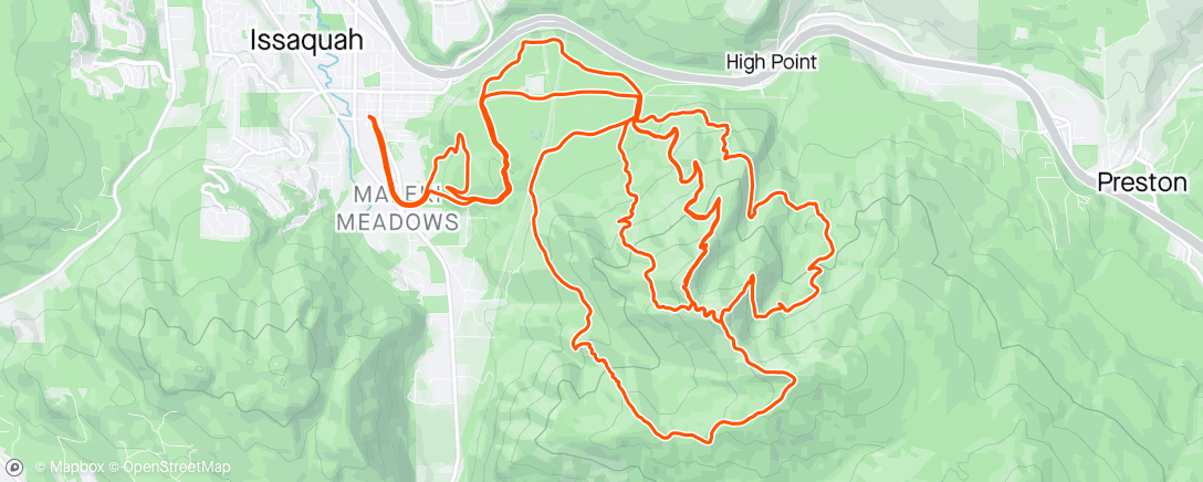 Map of the activity, Tiger Claw