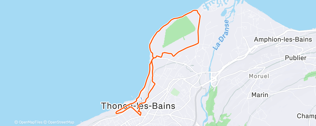 Карта физической активности (Lunch Run)