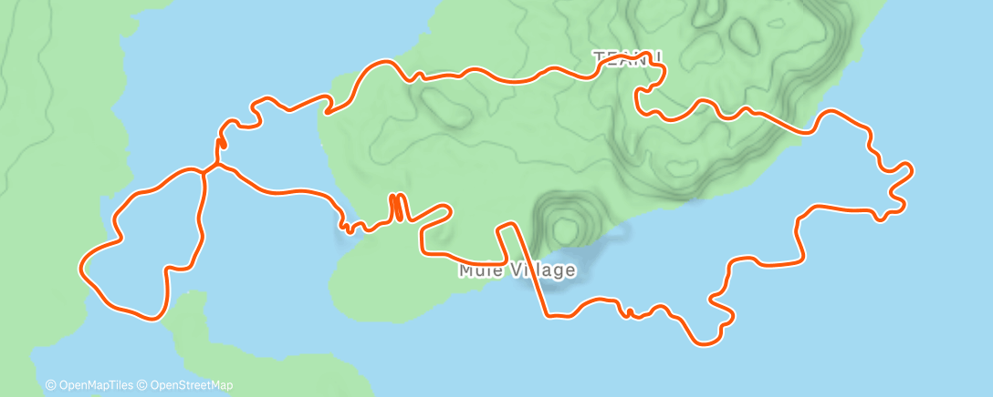 Map of the activity, Zwift - Waisted 8 in Watopia