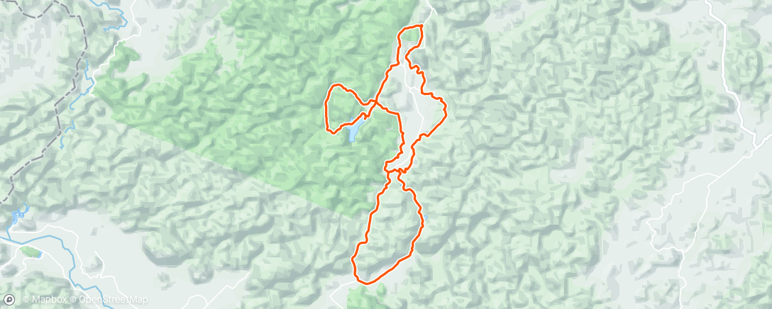 Map of the activity, Morning Trail Run