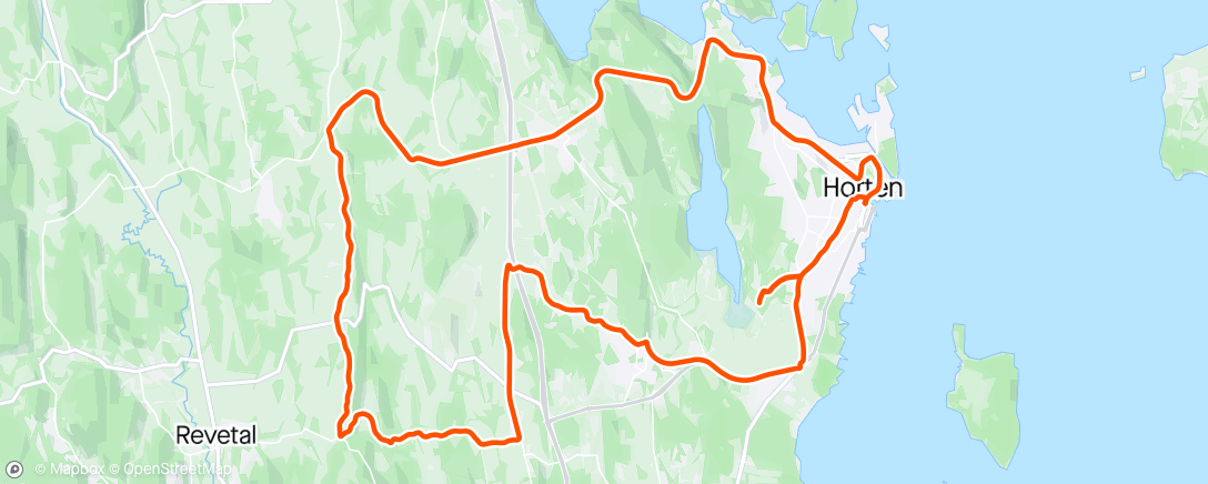 Map of the activity, Vårsamling i Horten #3