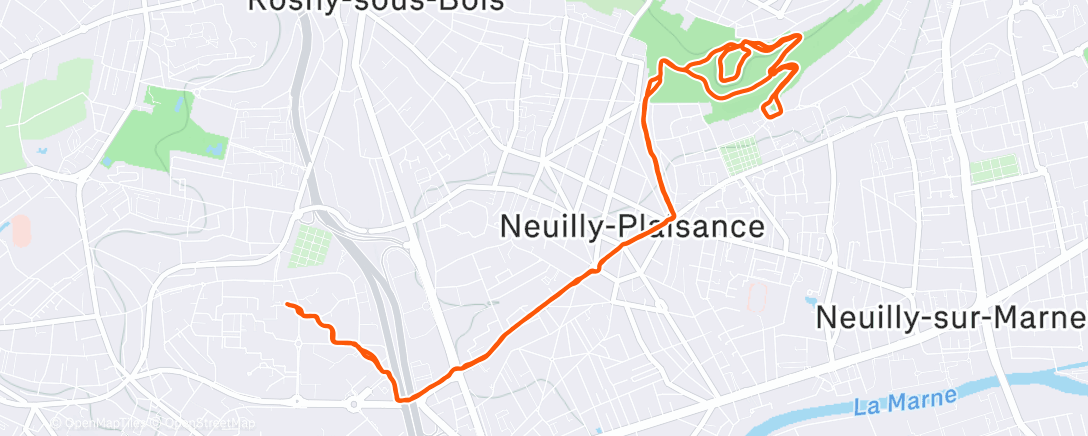 Map of the activity, On se traîne, on se traîne