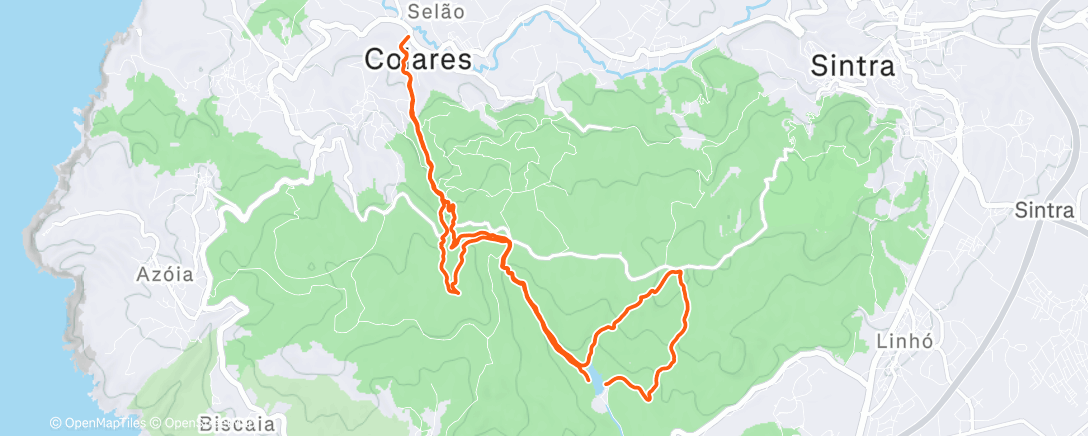 Map of the activity, S. Silvestre de Sintra 2025