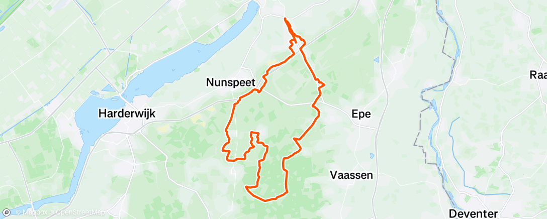 Map of the activity, Morning Gravel Ride