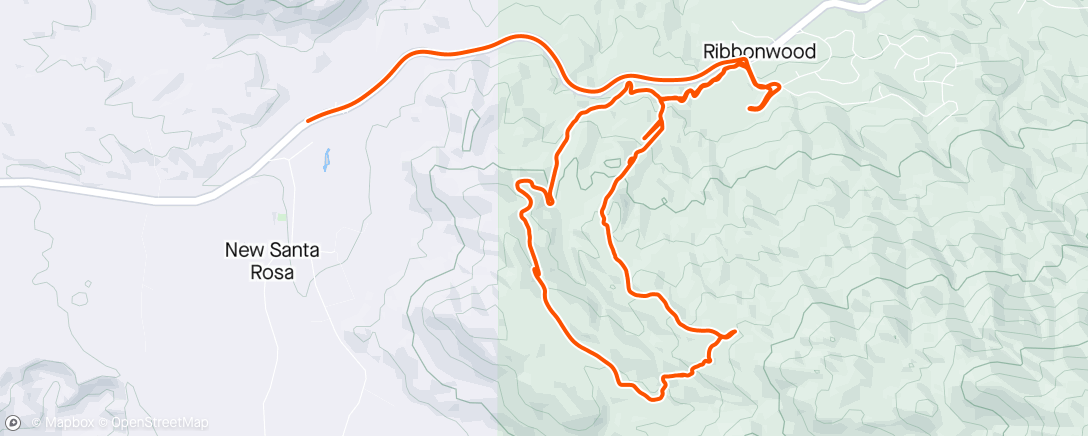 アクティビティ「Evening E-Mountain Bike Ride」の地図