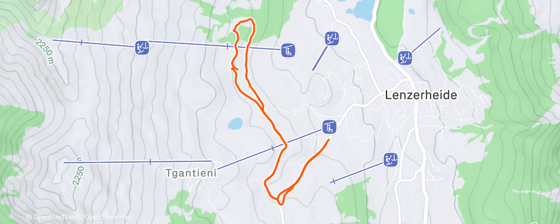 Карта физической активности (Middaghike)