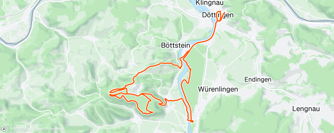 Map of the activity, Gämsli Bike