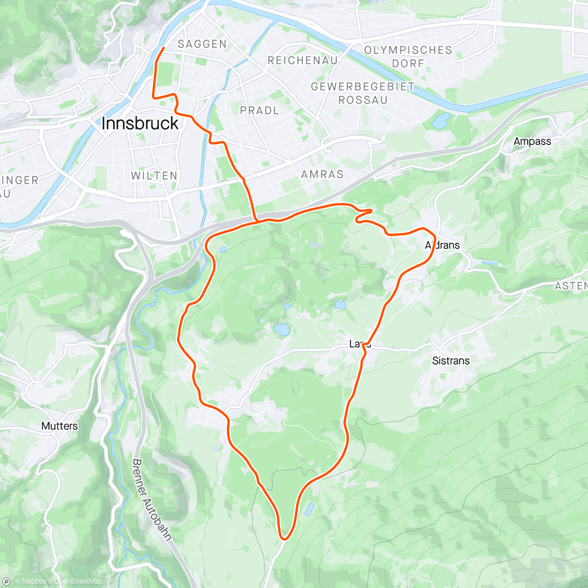 Map of the activity, Zwift -  (1) in Innsbruck
