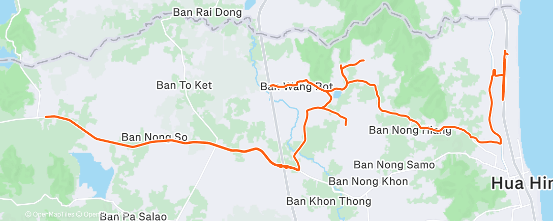 Карта физической активности (Hua Hin)