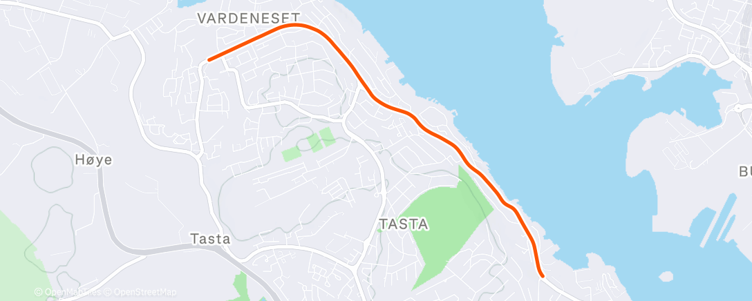 Map of the activity, Afternoon Ride