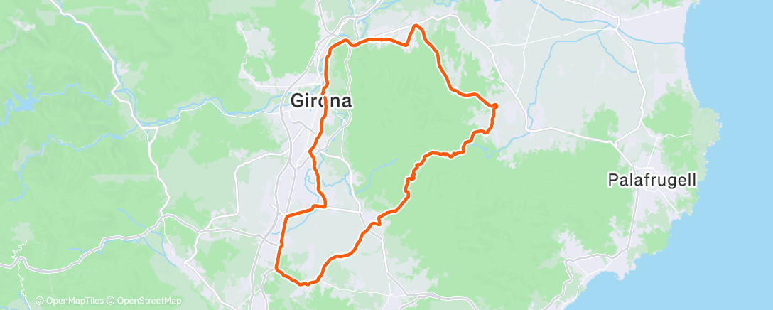 Map of the activity, One day at a time