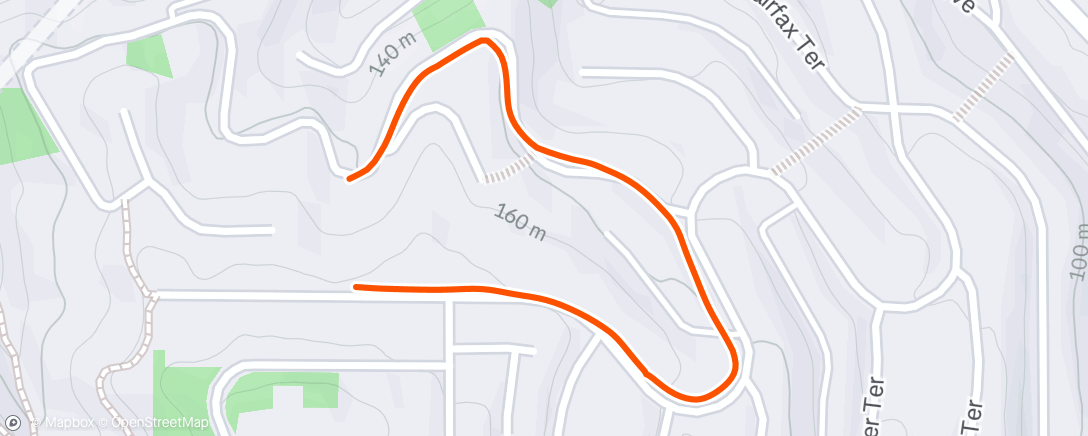 Map of the activity, Lunch Walk