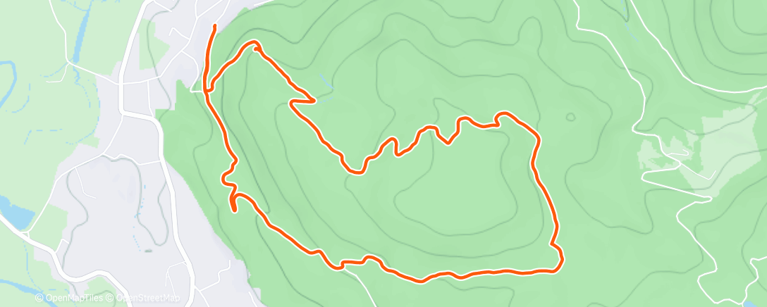 Map of the activity, J’ai remis les 👟🏔️🤞