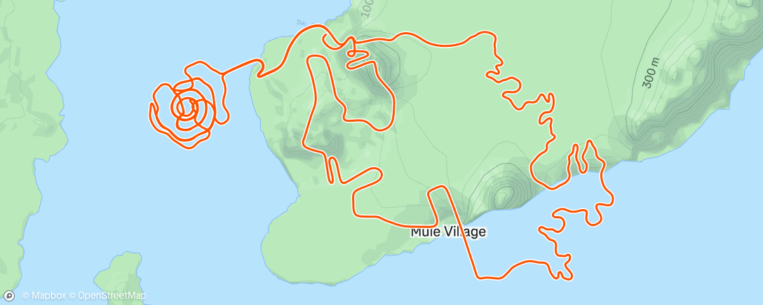 Map of the activity, Zwift - Race: KOMON CATCH UP Race on Three Little Sisters in Watopia