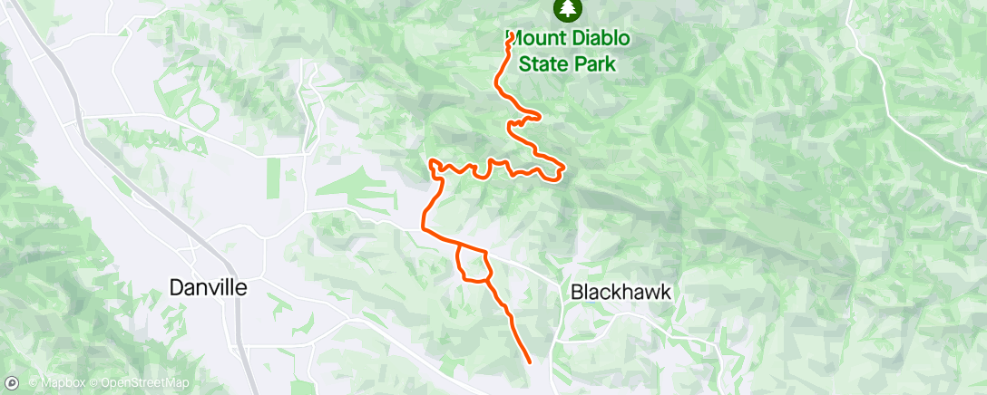 Map of the activity, First Diablo Junction of 2024