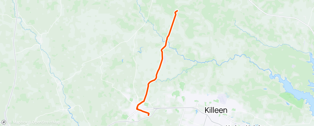 Mapa de la actividad (A lil ride w Doug up Shell Mountain)