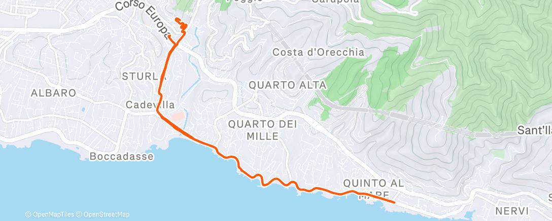 Map of the activity, Belin le intemperie...Eolo piovolo freddolo 😅