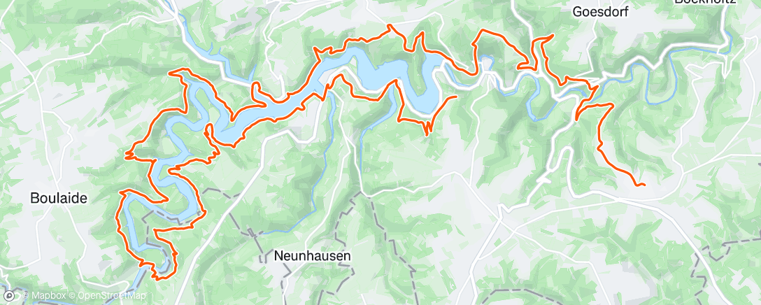 Map of the activity, 57,4 km 2062m d+