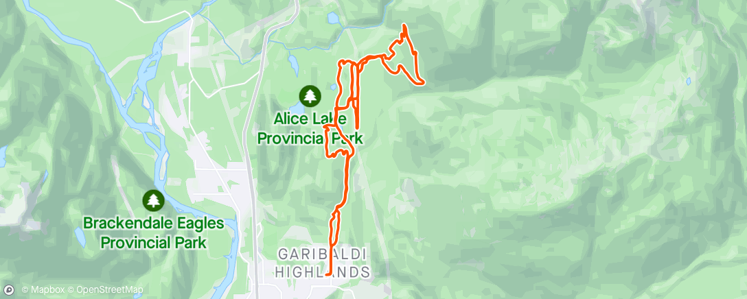 Map of the activity, Solo ride - went hard on climb, nice to have little bike again!