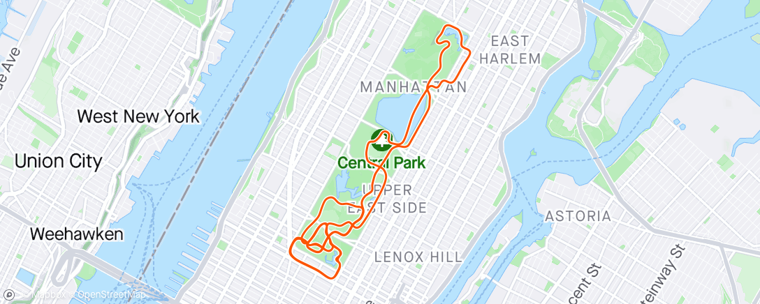 Mapa de la actividad (Zwift - 45min Riders Choice in New York)