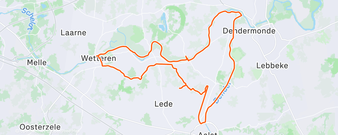 Map of the activity, Ochtendrit