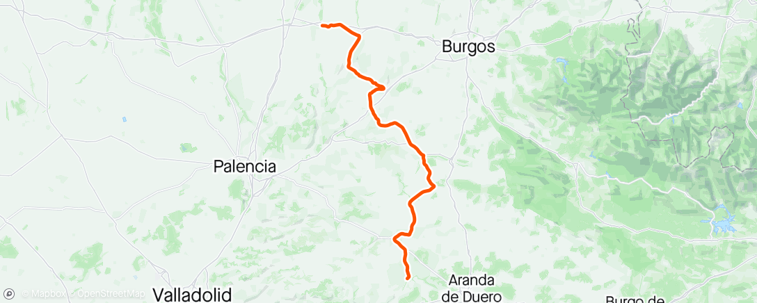 Map of the activity, Burgos, étape 3