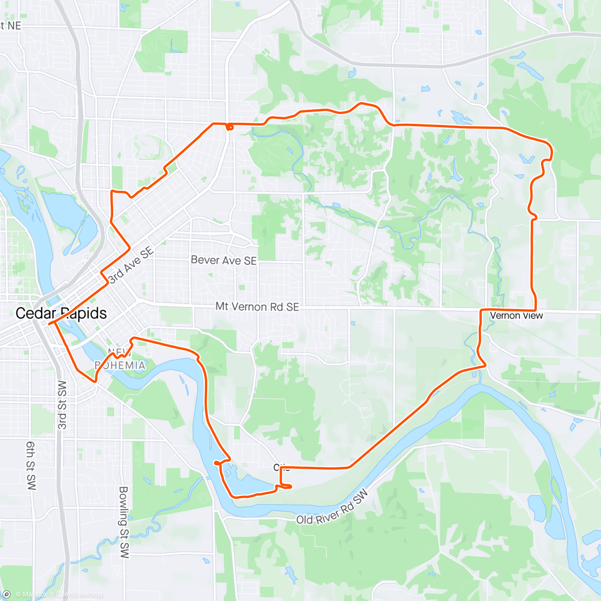 Map of the activity, Coffee Ride: DASH Coffee Roasters