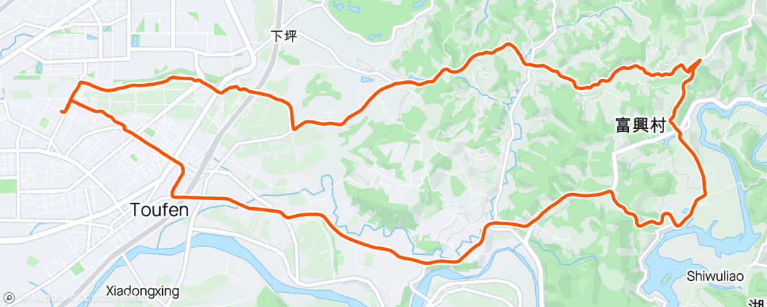 Map of the activity, 晨間騎車