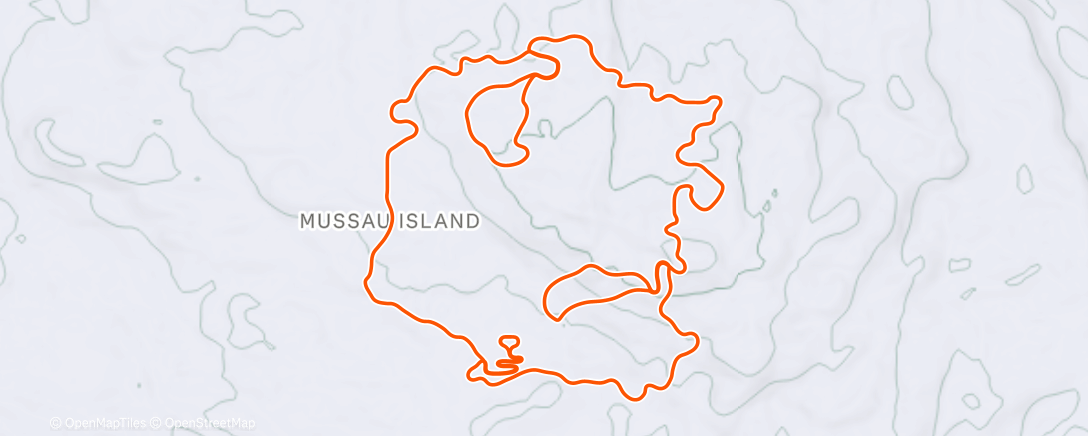 Map of the activity, TrainingPeaks Virtual - Workout: Z2 Soft