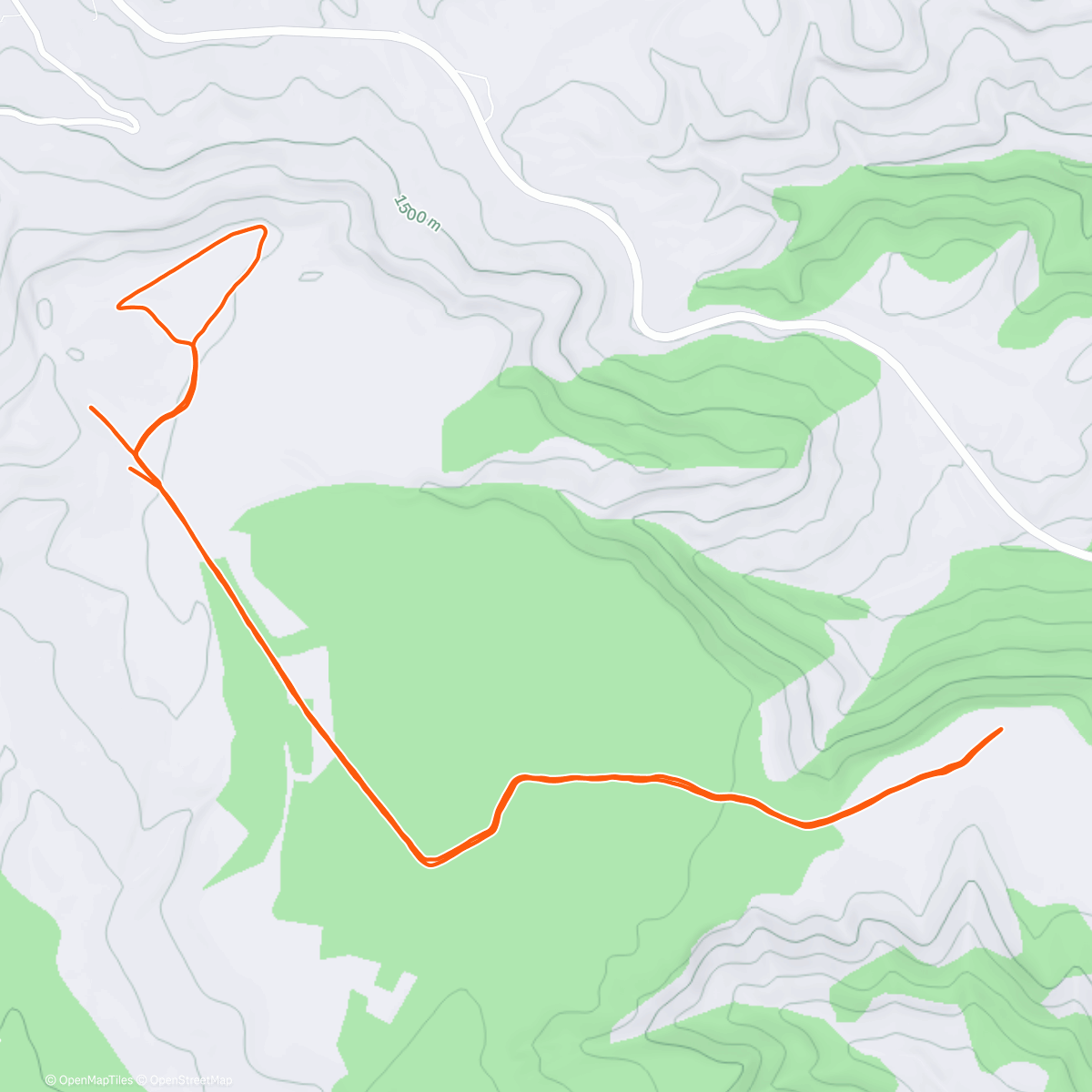 Map of the activity, Abriendo huella ❄️❄️