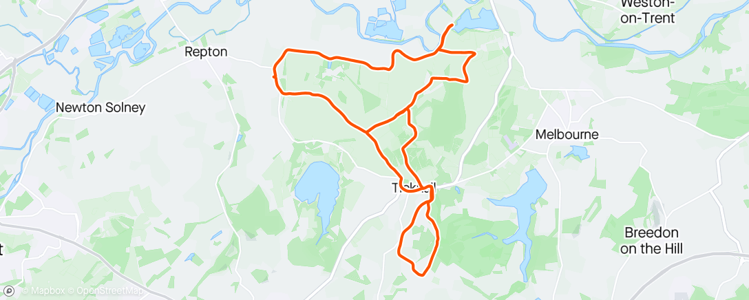 Map of the activity, MTB with Rich 🚵🏼🚵‍♂️