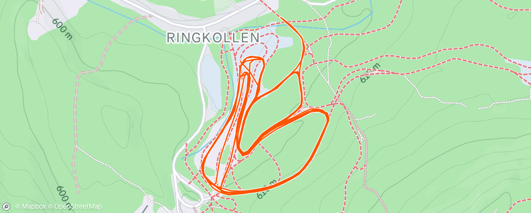Карта физической активности (I ring på Ringkollen)