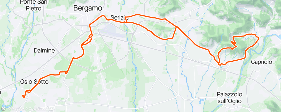 Map of the activity, Gandosso