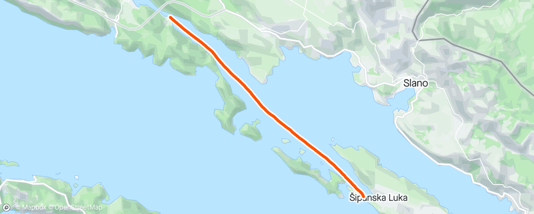 Kaart van de activiteit “Croatia Rat Race -Day 3 - Kayak to Sipan”