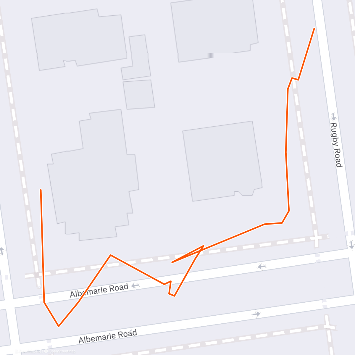 Карта физической активности (Amanda took Rocky for a walk with his Fi Smart Collar)