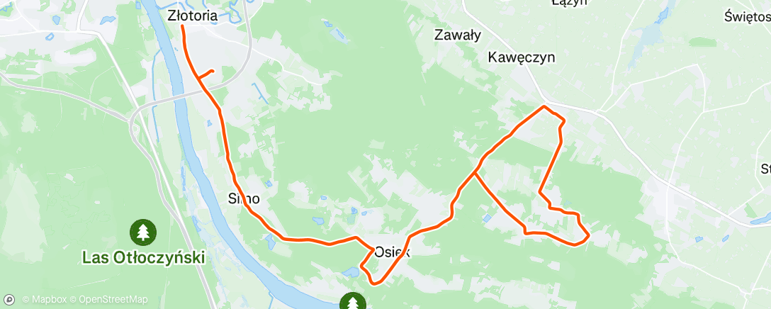 Карта физической активности (Morning Ride)